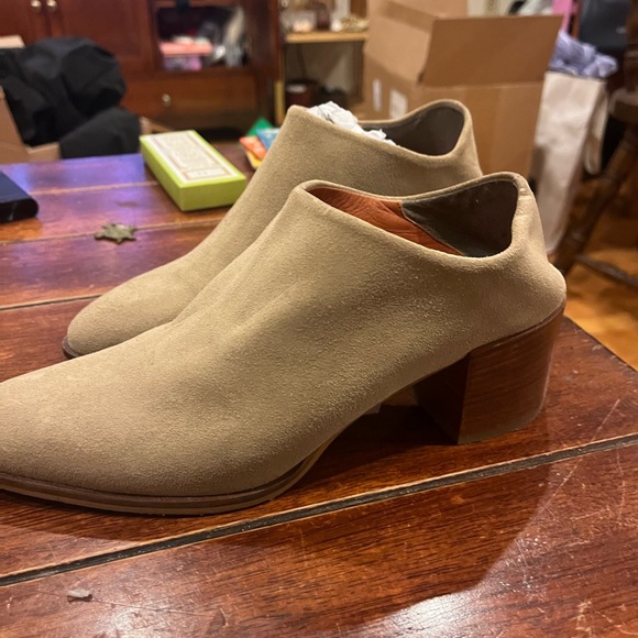 Everlane Beige Suede Leather Mules - Picture 7 of 7